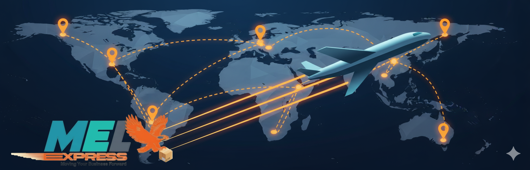 MEL Express Coverage Map