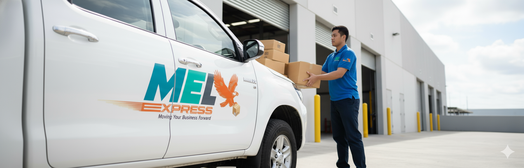 MEL Express Yangon Pick-up and Delivery Flow